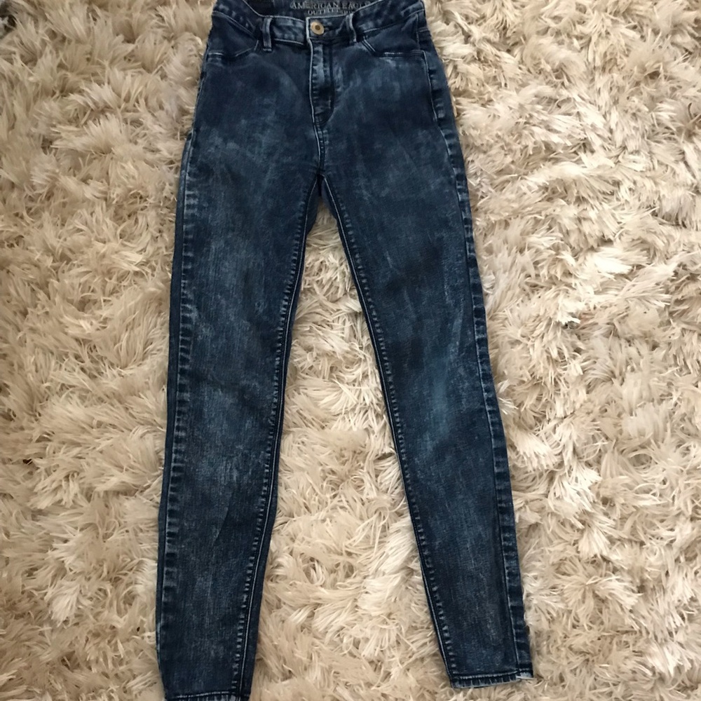 Stonewashed Denim Jeans